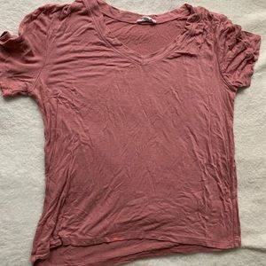 pink v neck